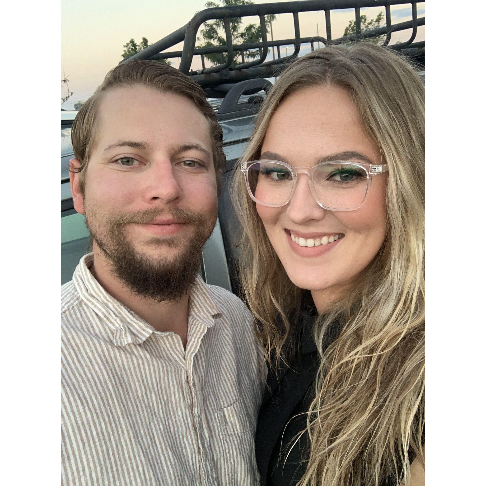 Date night, heading out to do one of our favorite things - trying out a new restaurant.