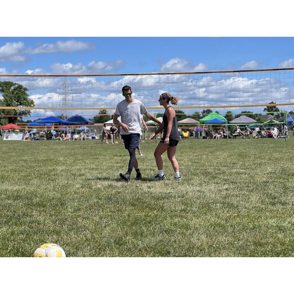 First Doubles Volleyball Tournament