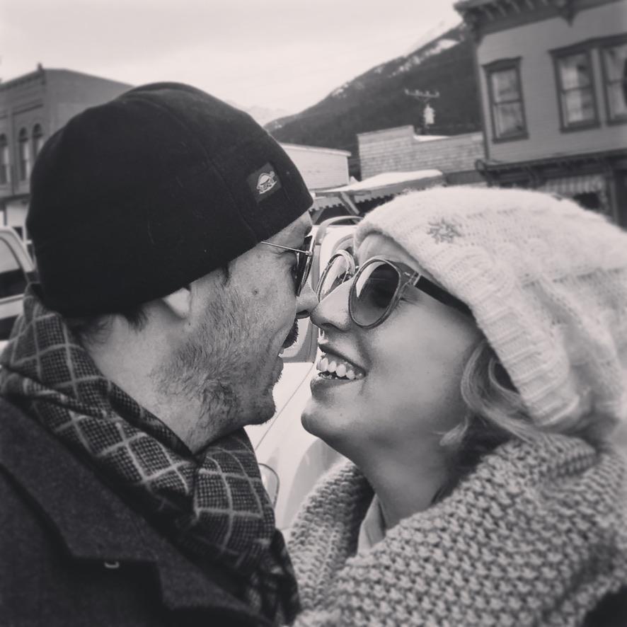 Smooches in Silverton, Colorado π