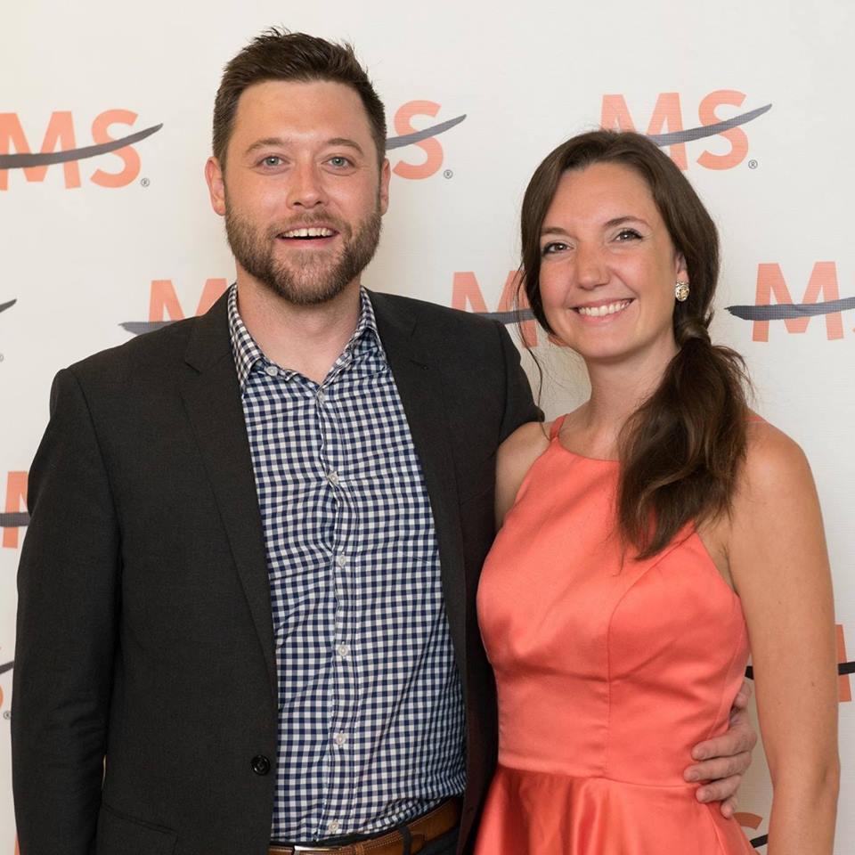 At a benefit gala for the MS Society of Oregon