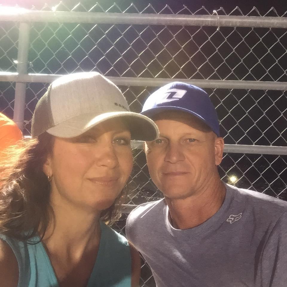 My first motocross race with him in Vegas.