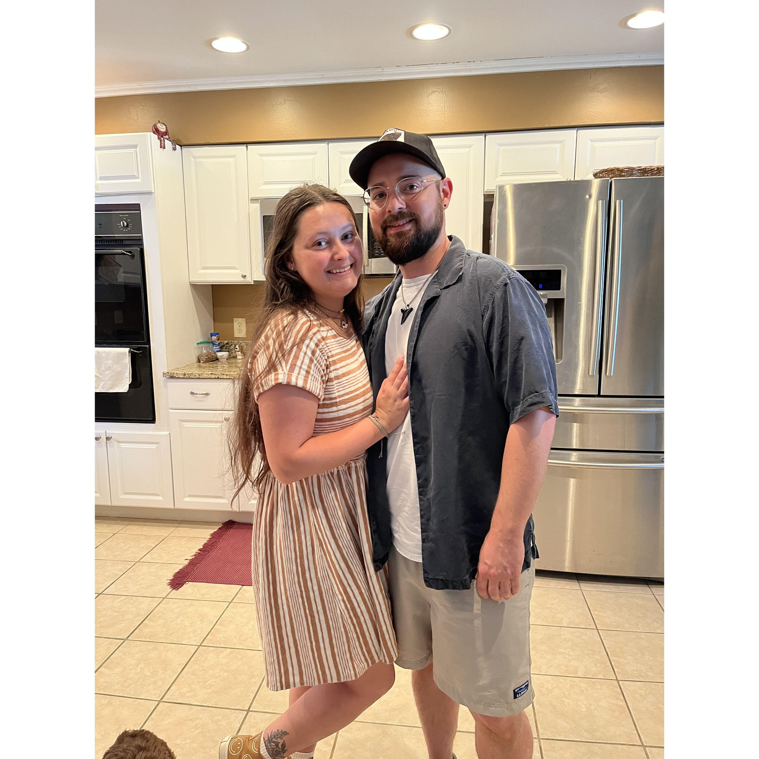 and so we go and I meet her parents