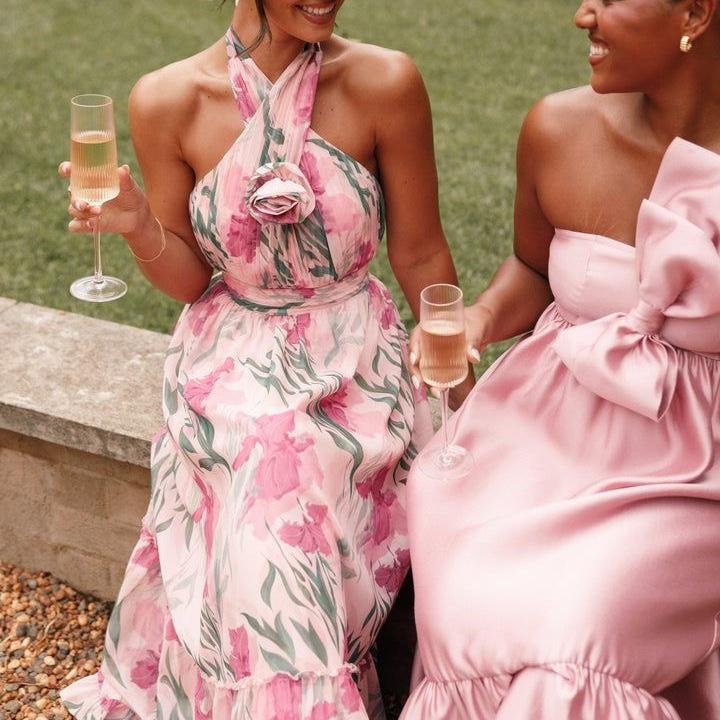 Floral Dress: https://petalandpup.com/products/lennon-halterneck-maxi-dress-pink-floral