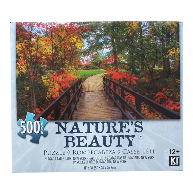 KI Puzzles Bridge 500 Piece Natures Beauty Jigsaw Puzzle