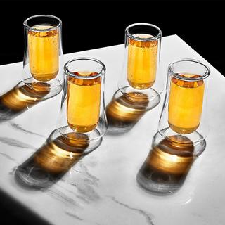 Cosmo Double Walled Shot Glass, Set of 4