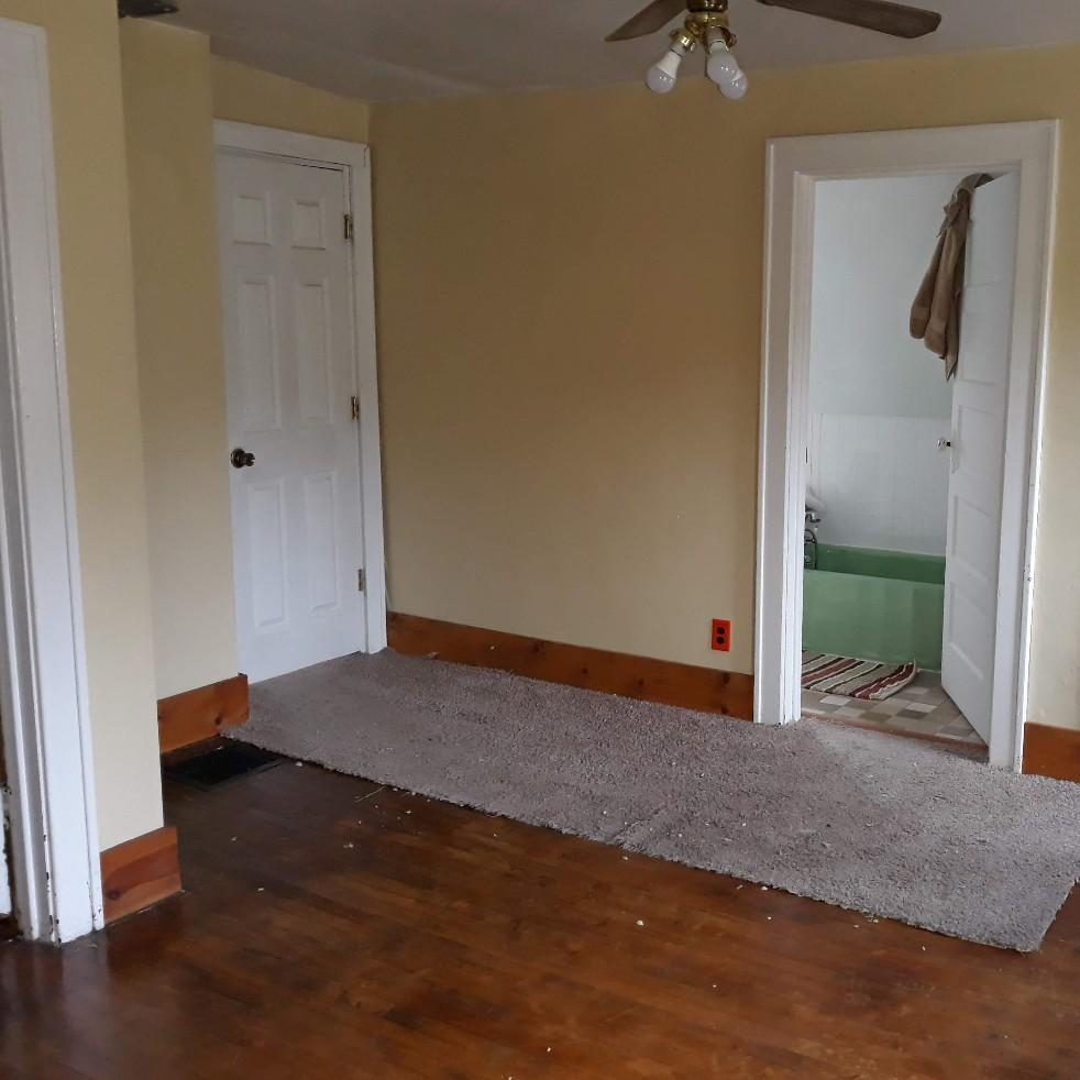 the master bedroom: before