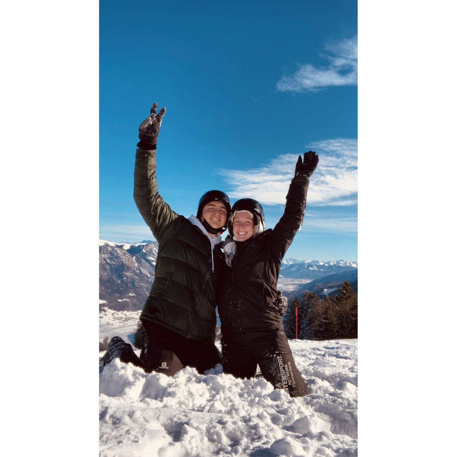 One of our best European adventures, skiing in the Swiss Alps!