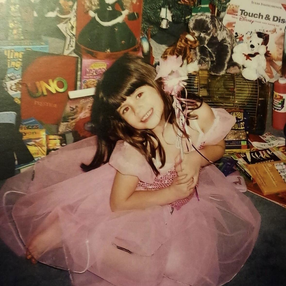 Amy on Christmas morning!
