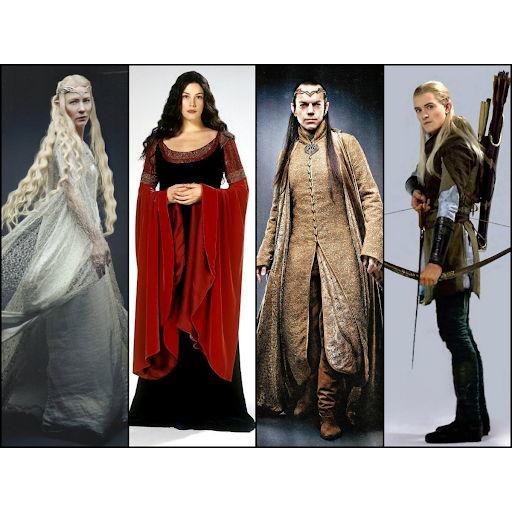 Come as an elf in your elegant outfit!