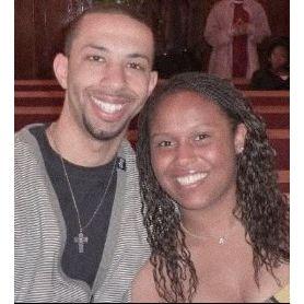 Our first wedding together