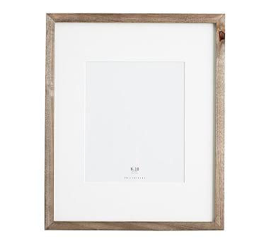 Wood Gallery Single Opening Frame, 8x10 - Gray