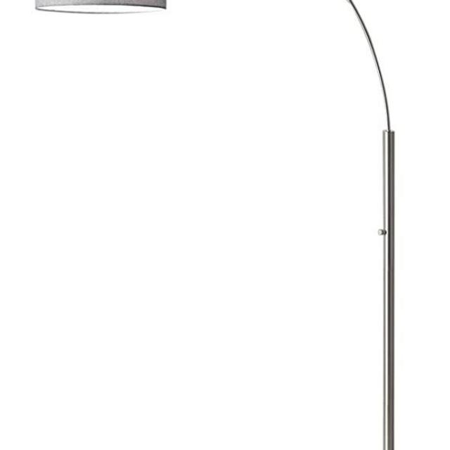 Adesso 4249-22 Bowery Arc Lamp, Steel, Smart Outlet Compatible, 77"