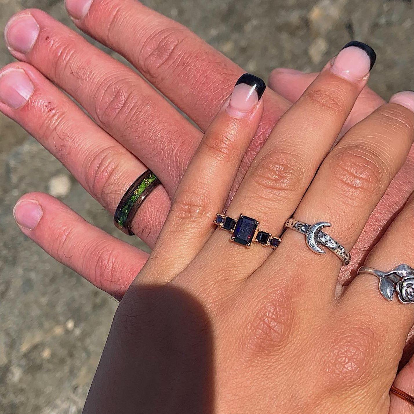 Our engagement rings