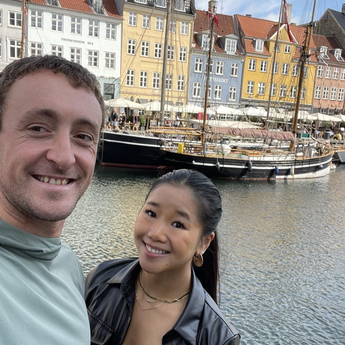 At Nyhavn in Copenhagen!