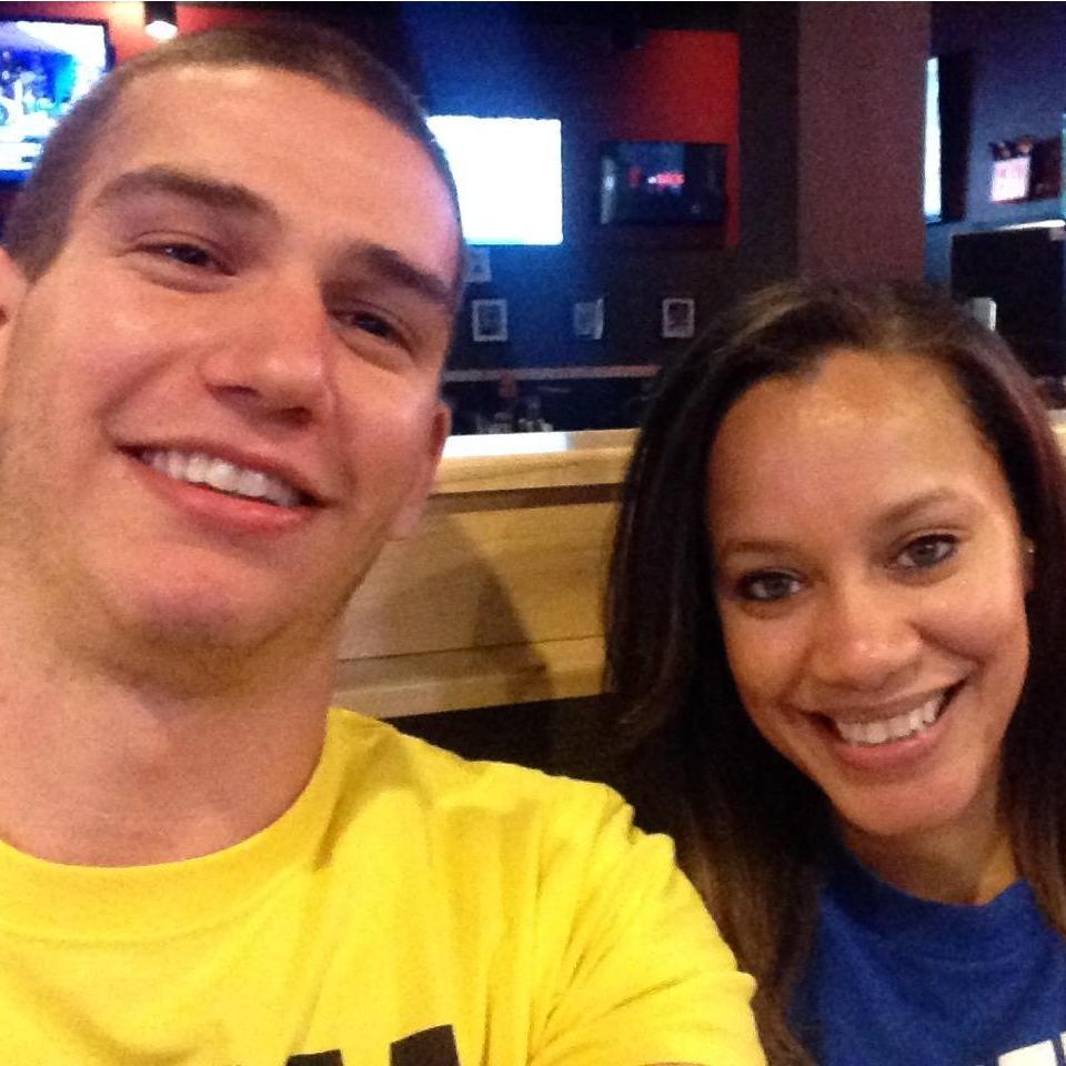 Our first (kinda) date... lol