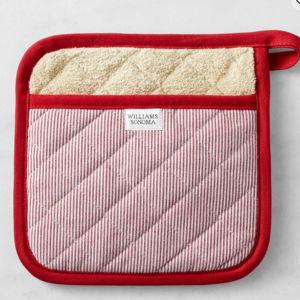 Williams Sonoma Heritage Stripe Potholder (Red)