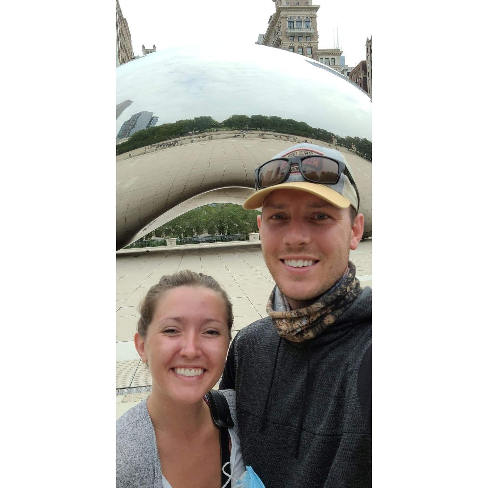 September 2020. 
Visiting Chicago on our road trip back from Maryland.
