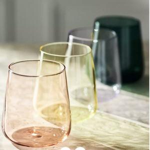Morgan Stemless Wine Glasses, Set of 4