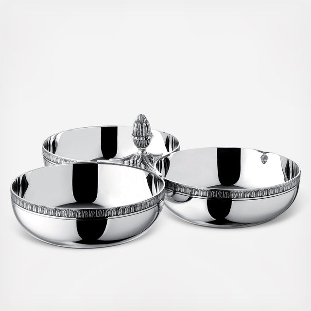 Malmaison Silver-Plated 3-Part Server