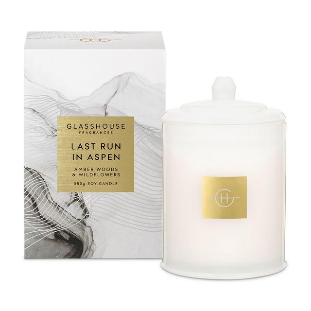 Glasshouse Fragrances Last Run in Aspen Candle, 13.4 oz.