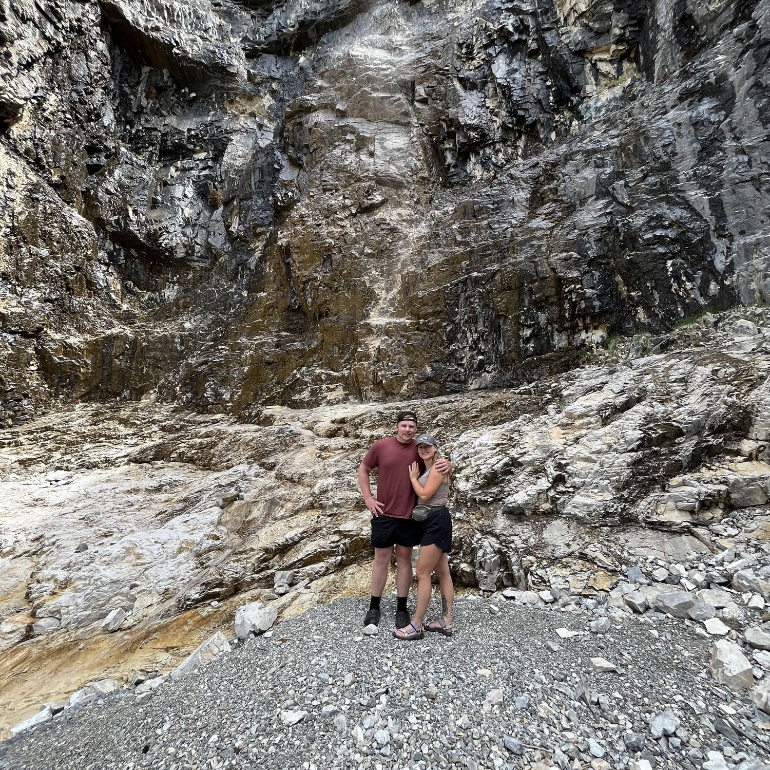 Hiking waterfalls in Waterton