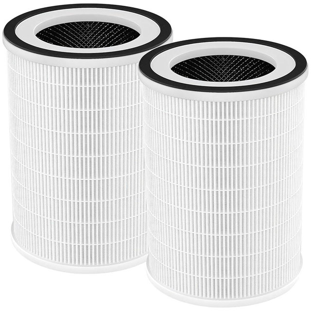 2 Pack H13 True HEPA Replacement Filters for Afloia KILO, KILOPLUS, KILOPRO, MIRO, MIRO PRO and MORENTO MR-Kilo, Kalo Air Purifier, 3-Stage High Efficiency Filtration System