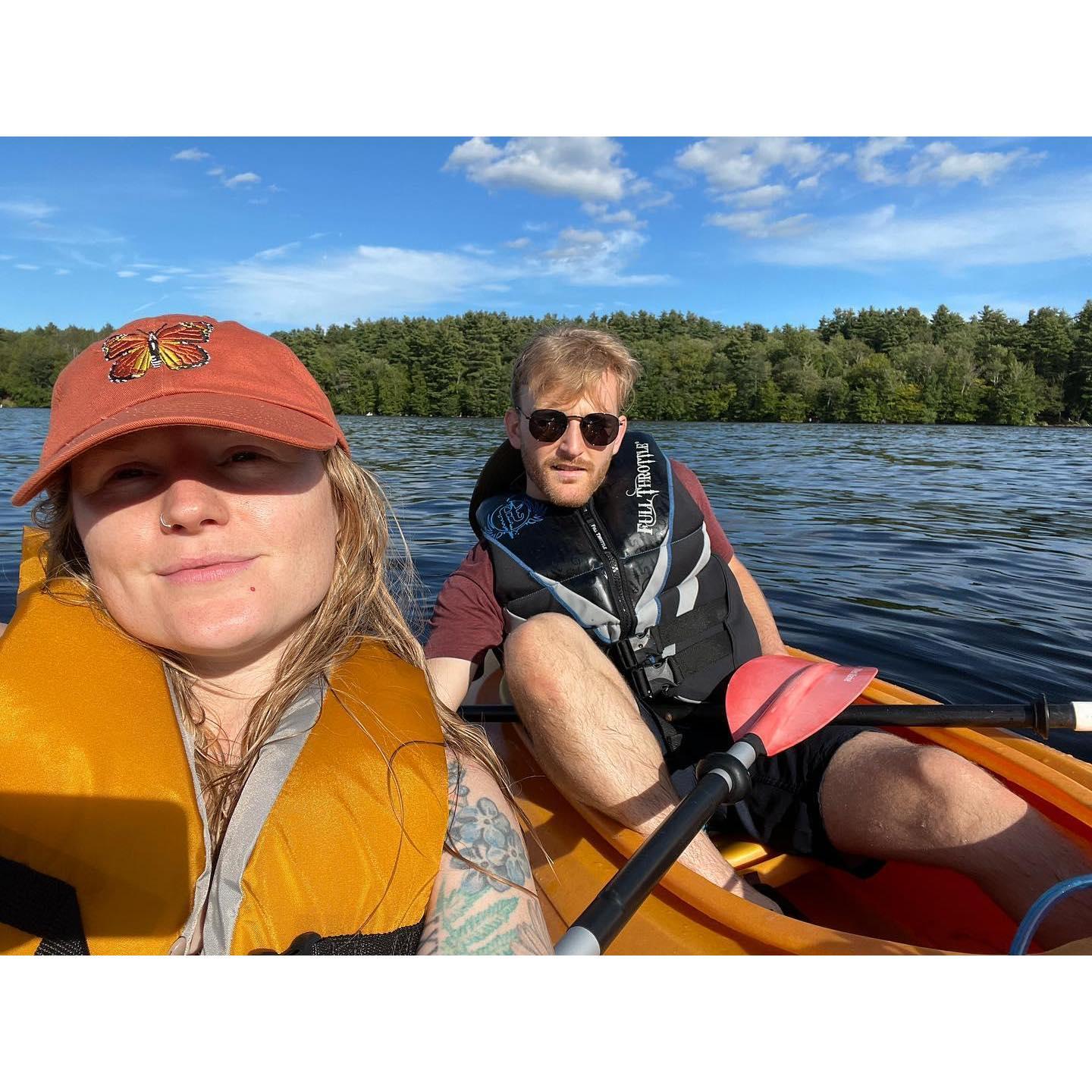 Another loved adventure is our weekends at "Camp Overflow" in the Berkshires.