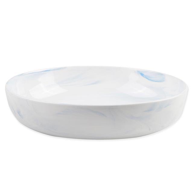 Artisanal Kitchen Supply® Coupe Marbleized Serving Bowl in Blue