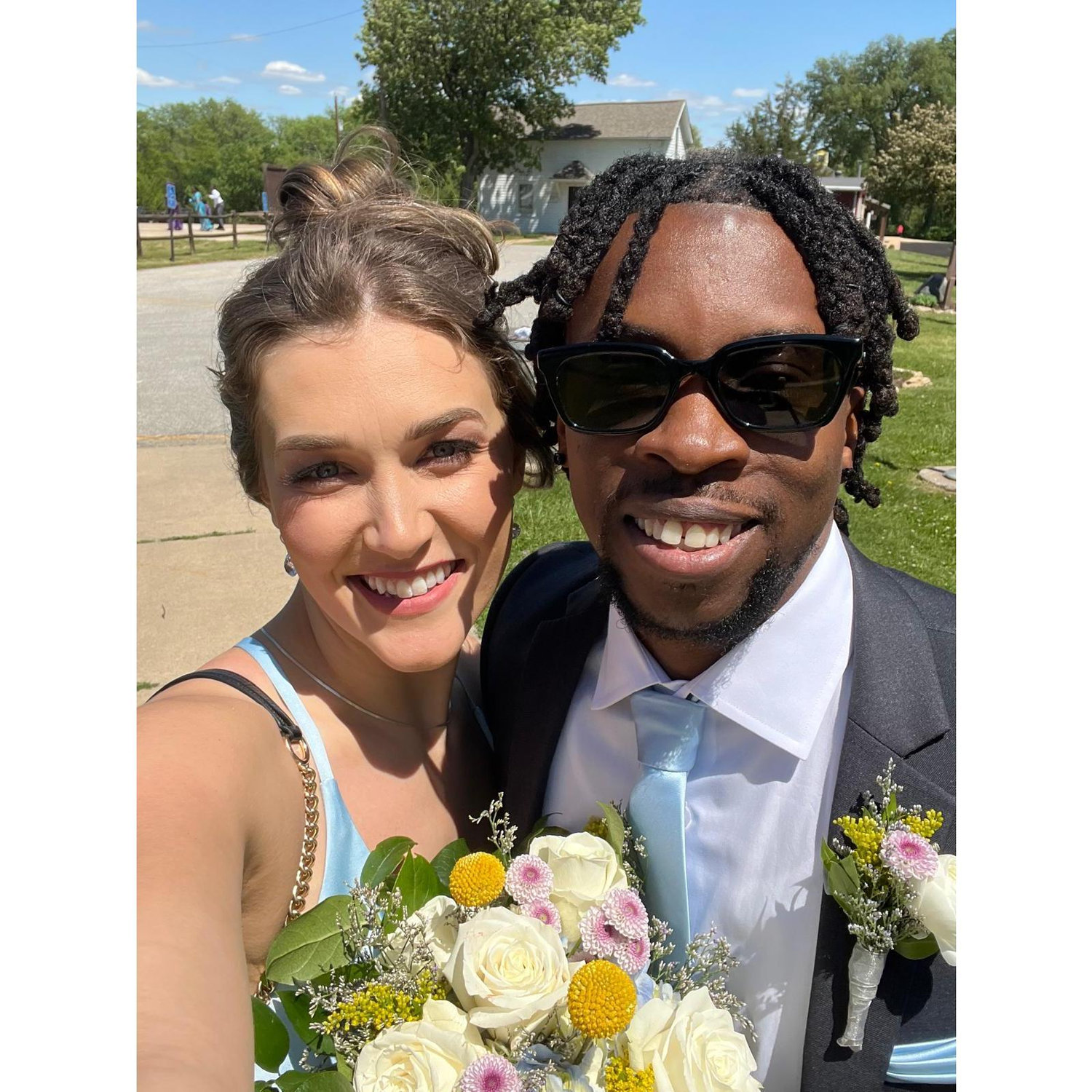 It was so fun to be able to be in our friends Grace and Ayo's wedding together!