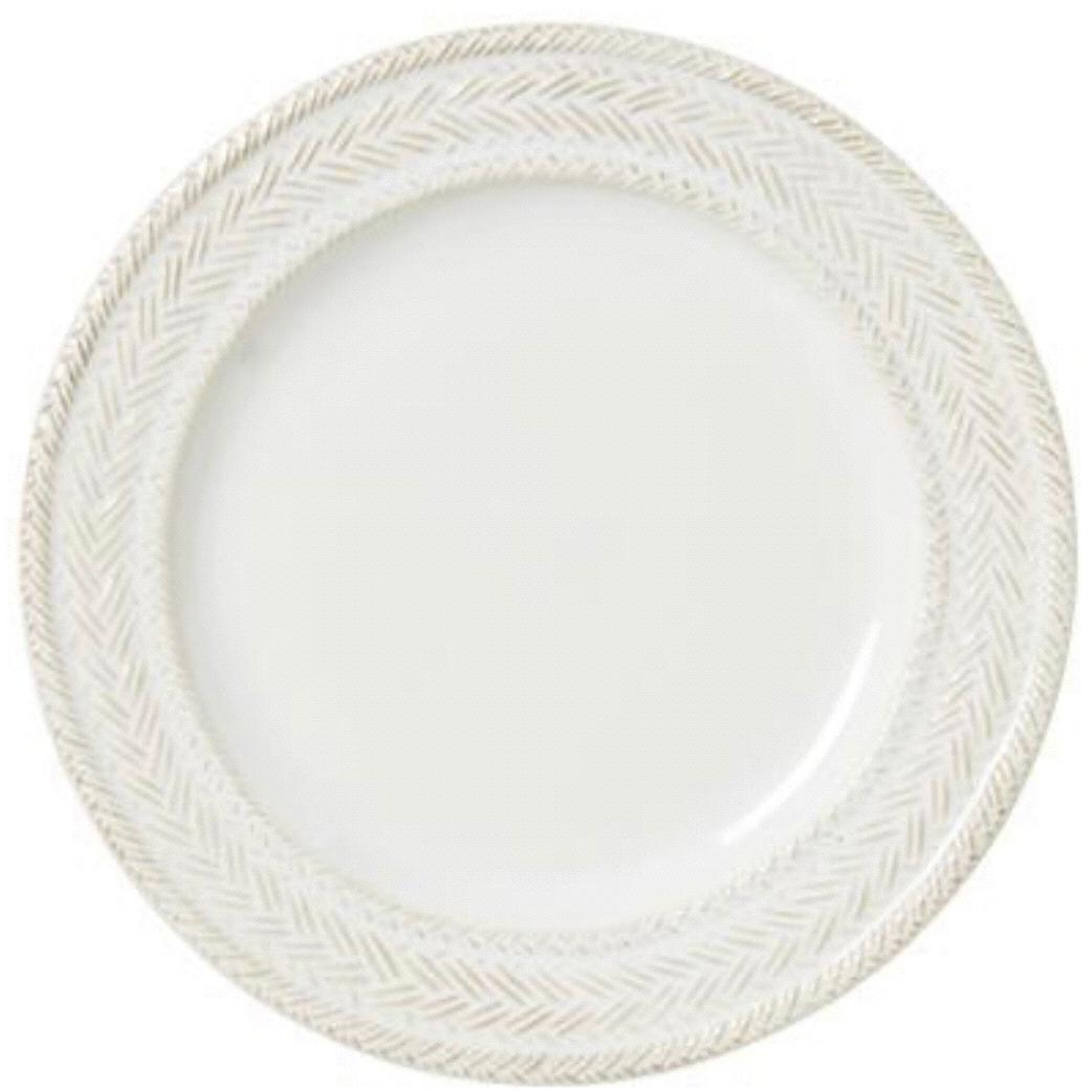 Juliska Le Panier Whitewash Dessert/Salad Plate