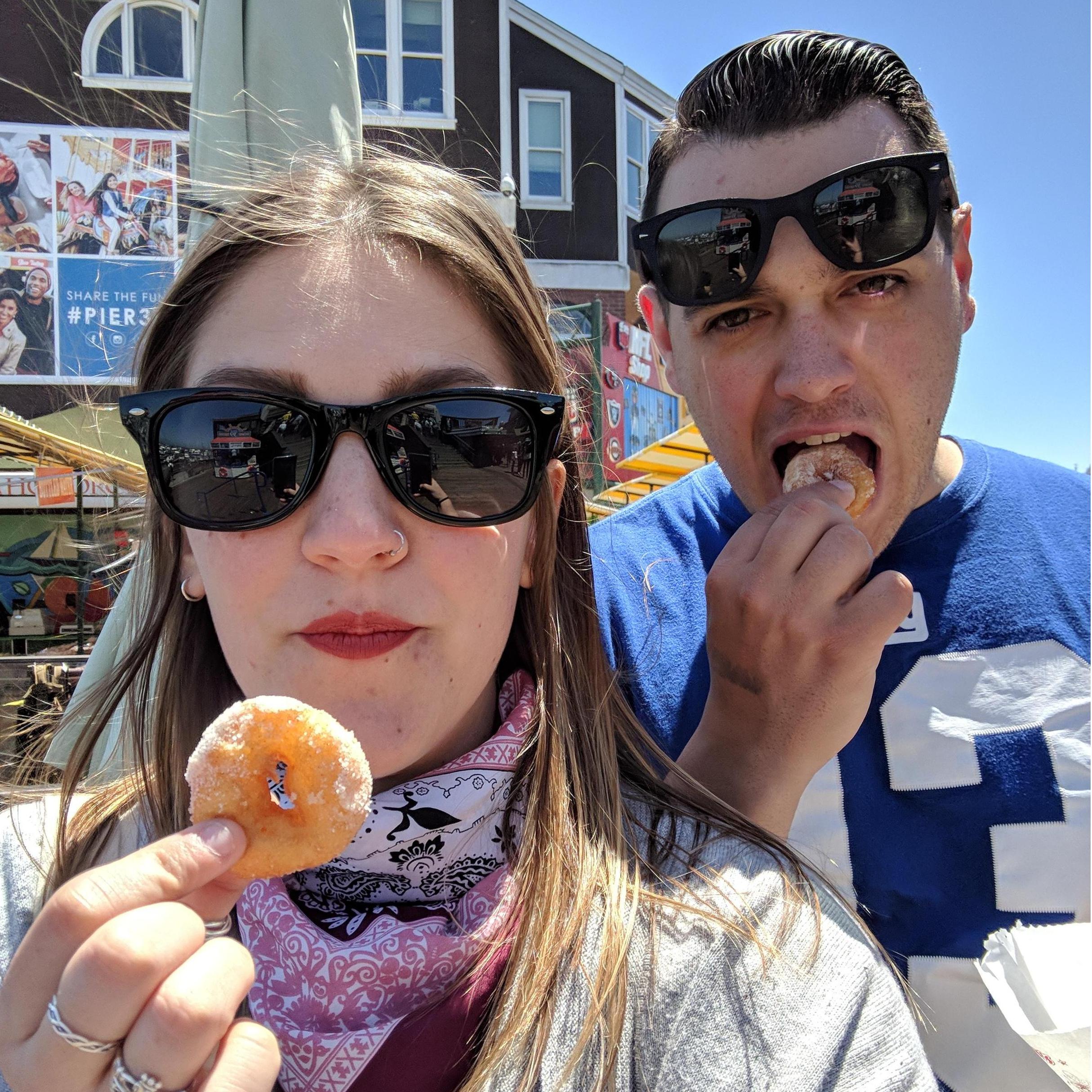 Donuts at Fisherman's Wharf