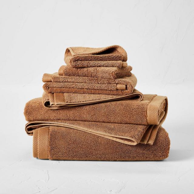 6pk Organic Bath Towel Bundle Clay - Casaluna™