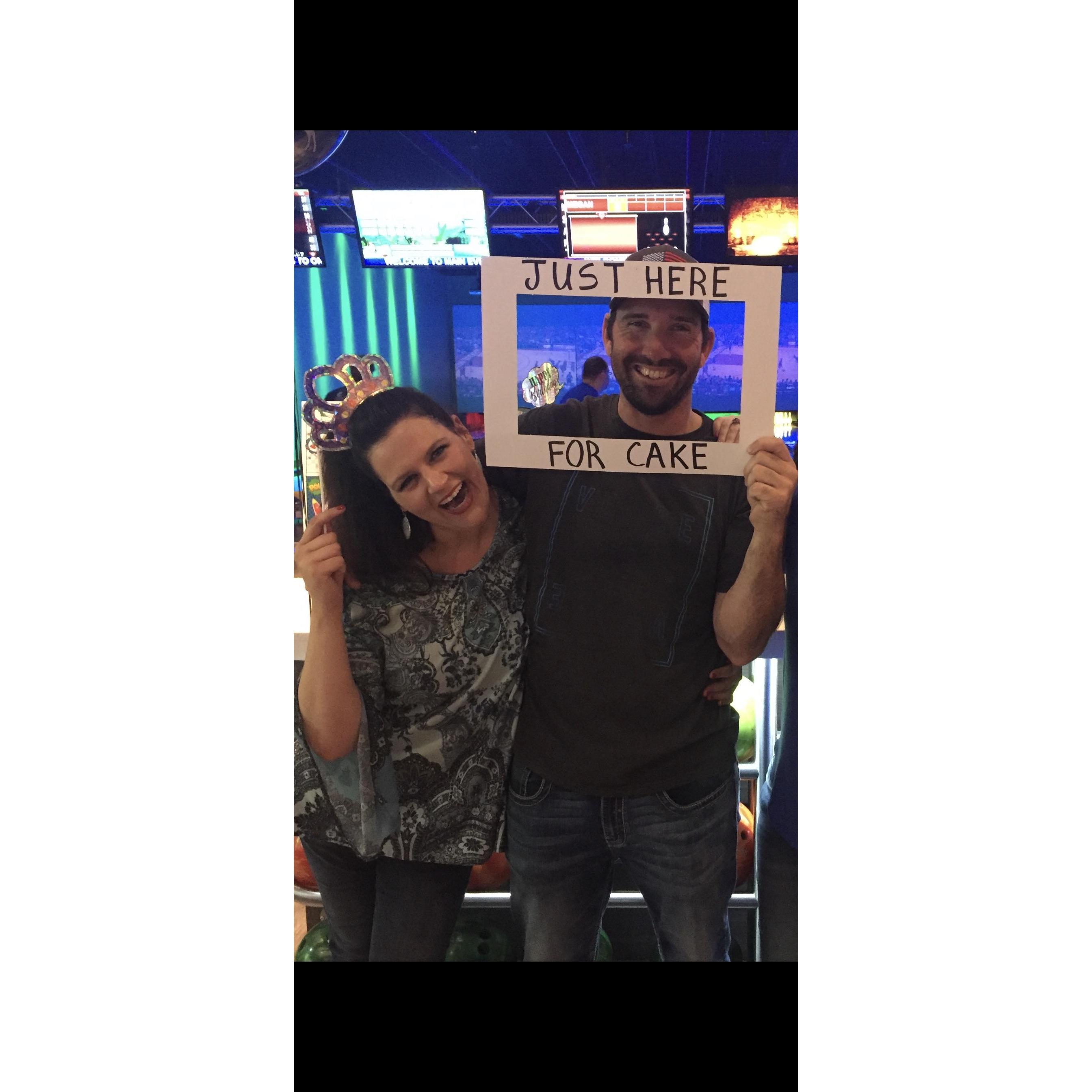 Celebrating Jake’s birthday with friends and family!