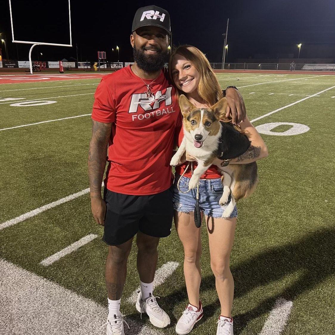 Our first "family" picture after a football game