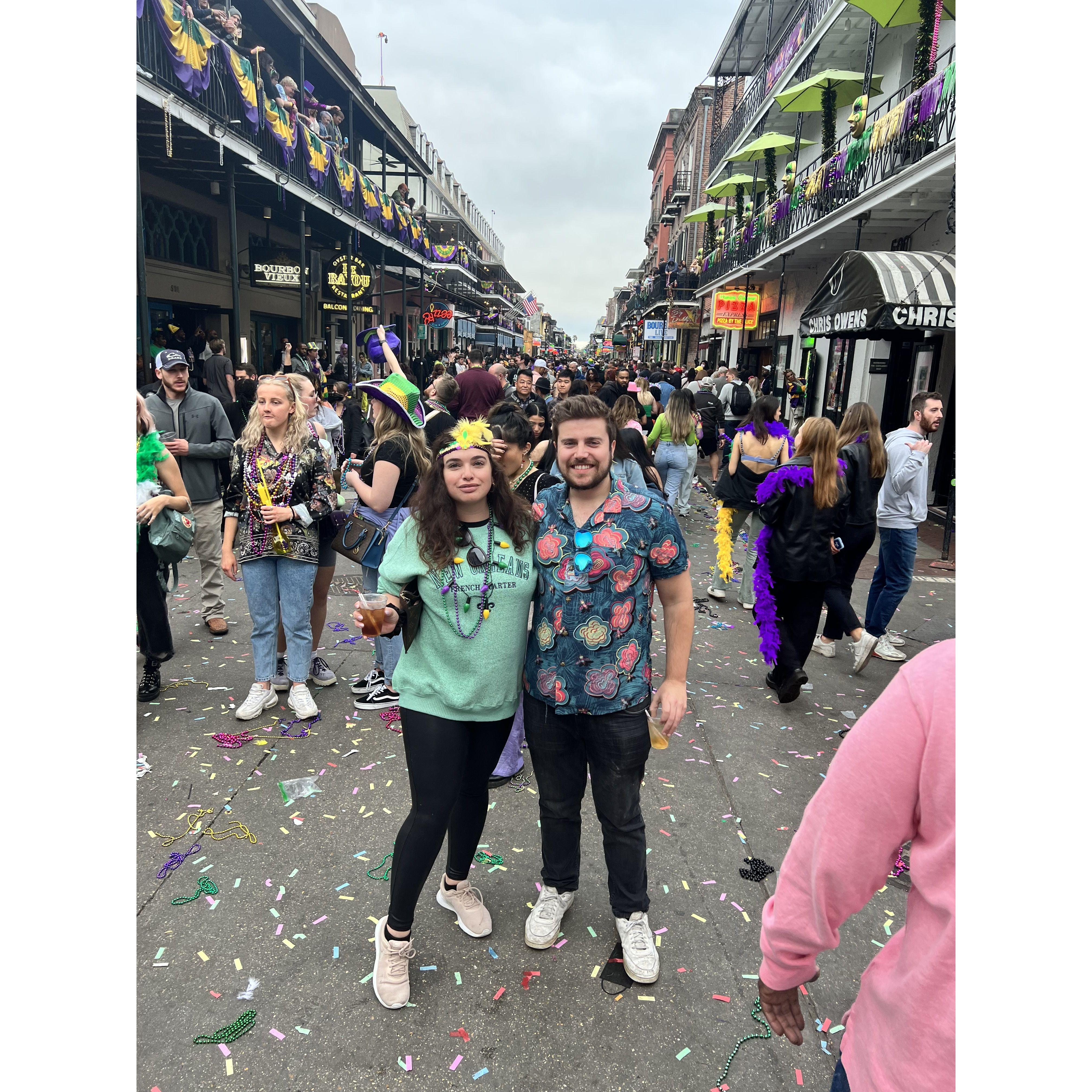 Their first trip together. NOLA!