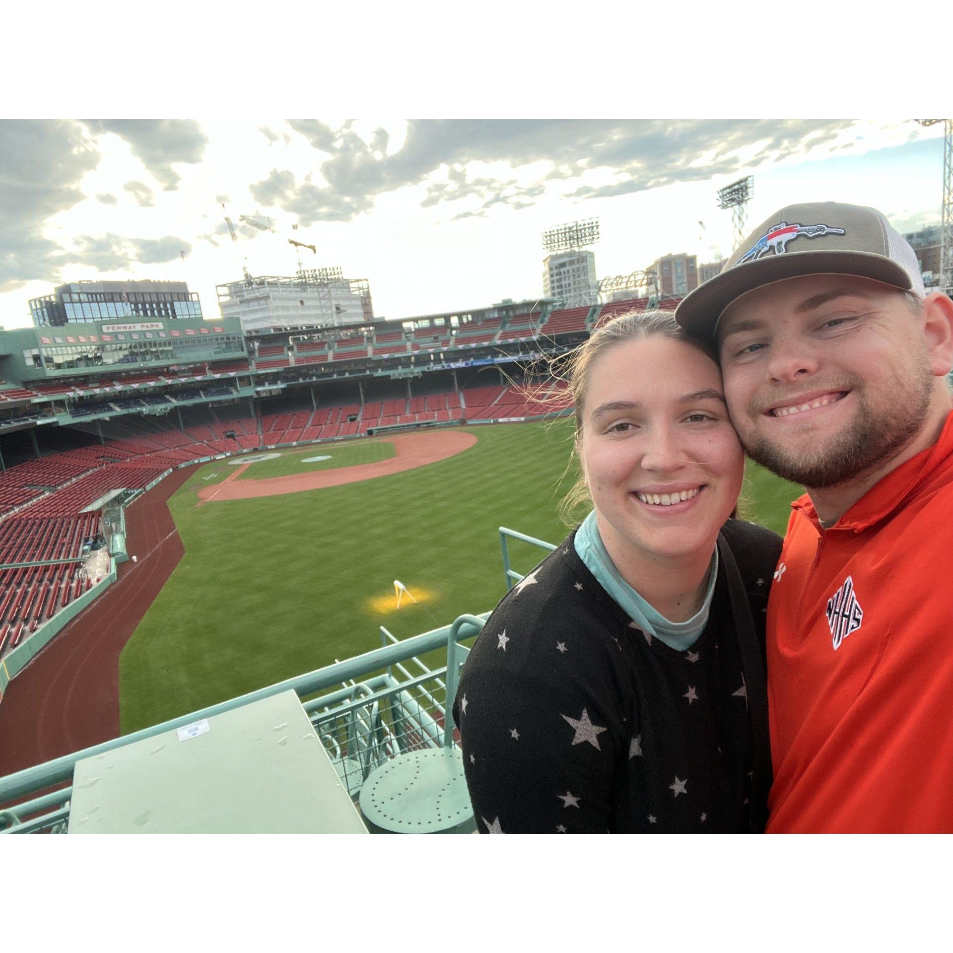 And the last stop on our trip... Fenway Park!