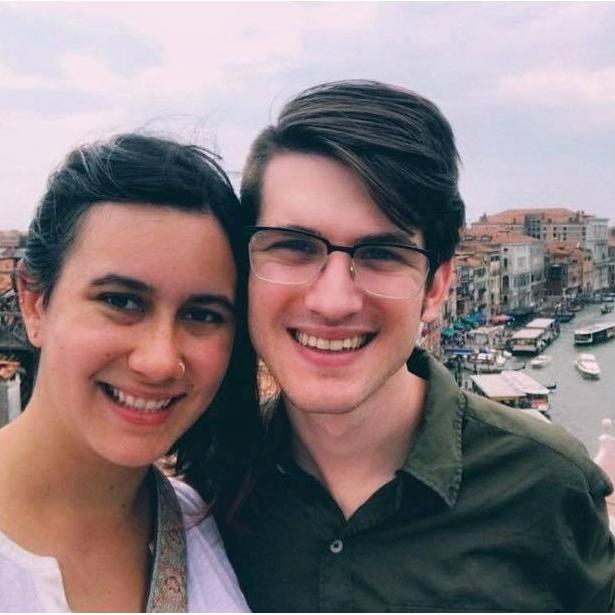 The best travel partners! Here we are in Venice.