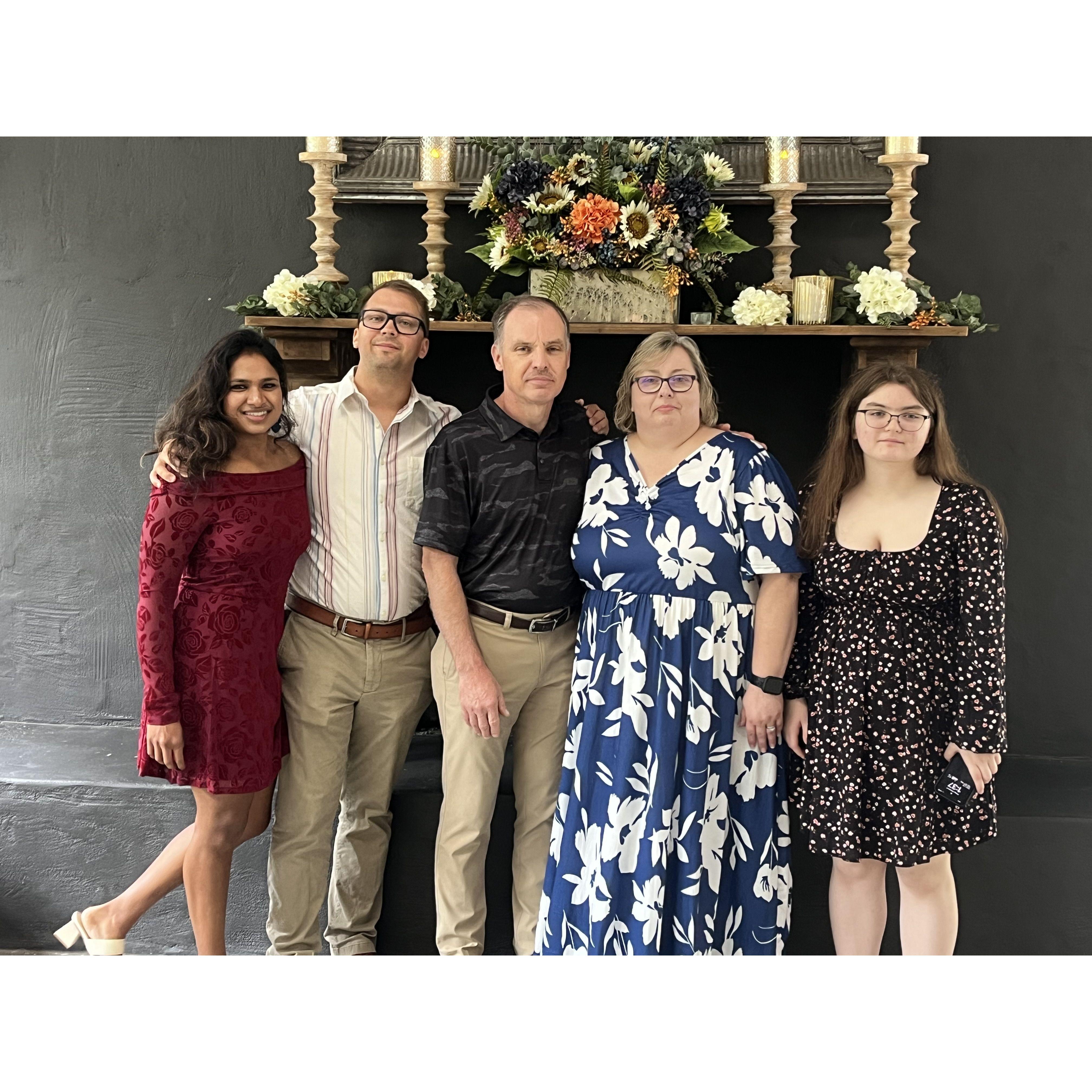 Our first wedding as a duo — cheers to love and celebrations!