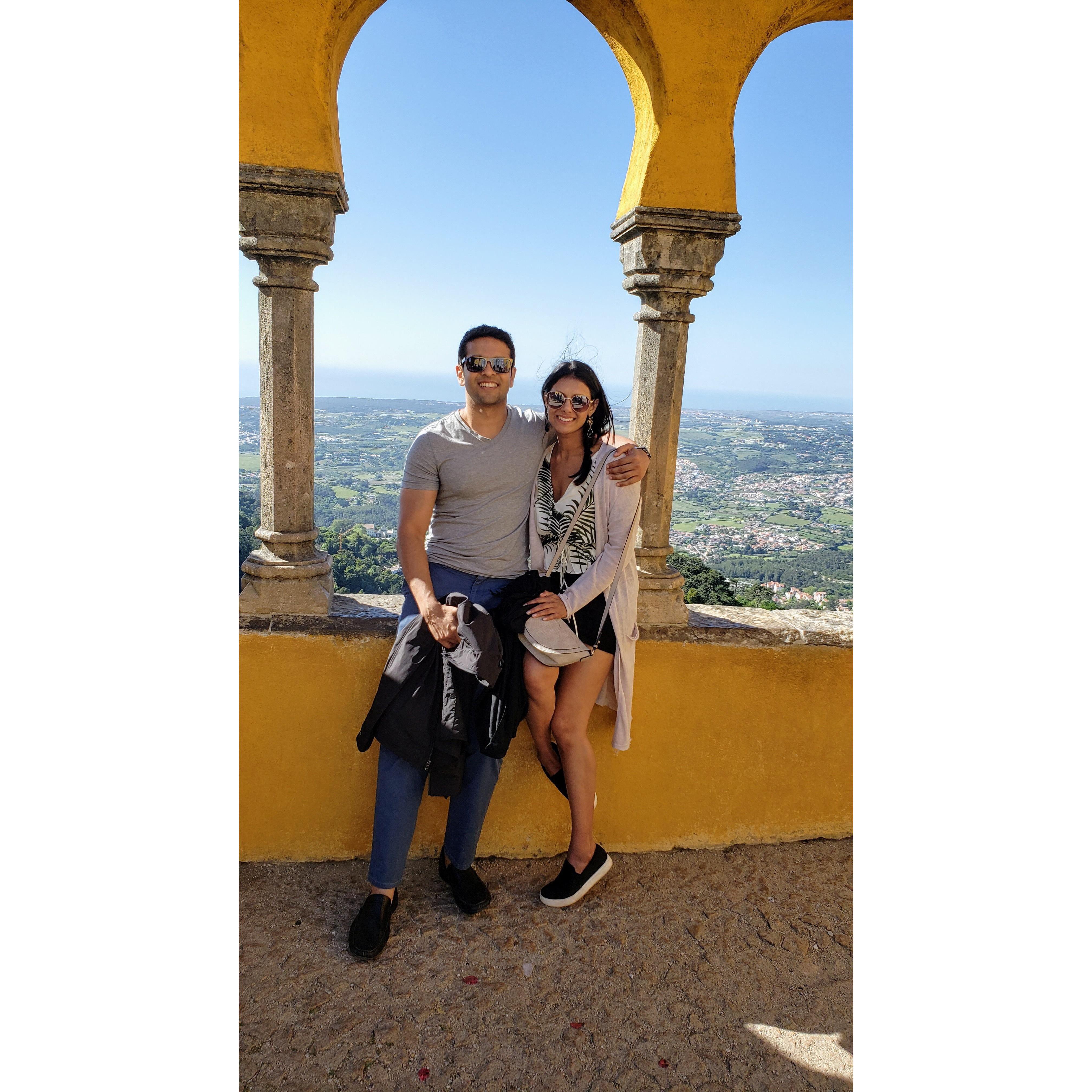 Pena Palace in Sintra. This trip had so much meaning to the both of us. Portugal definitely was a place where our love grew stronger.