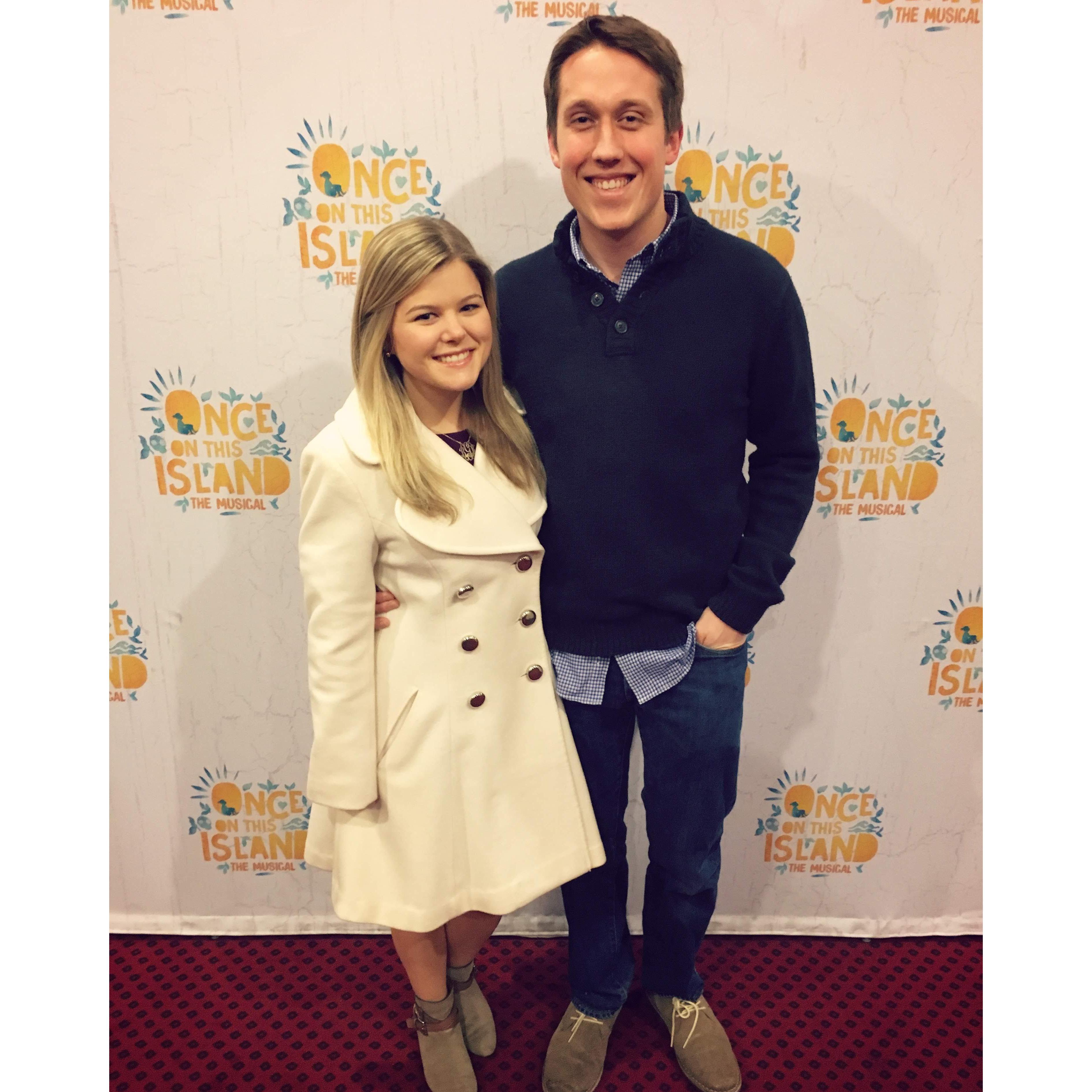 Once on this Island on Broadway