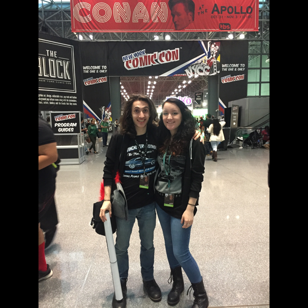 One of our many Comic Cons together