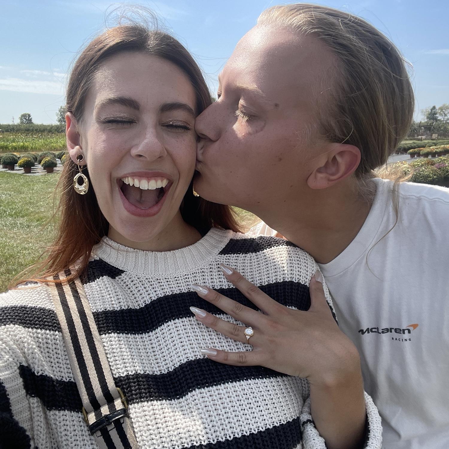 Showing the ring off at the pumpkin patch