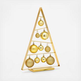 Gold Christmas Tree with Ornaments