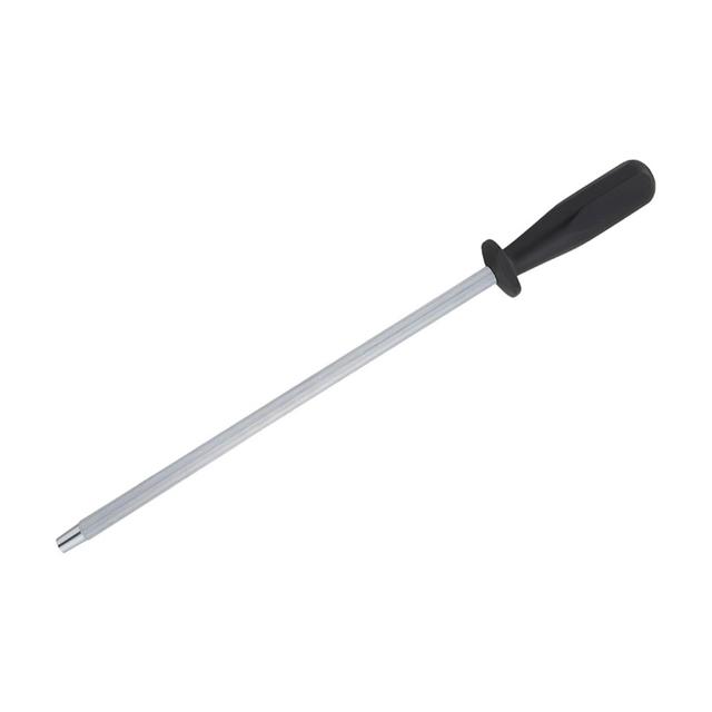 Winco Round Knife Sharpening Steel, Stainless Steel, 12" - Pack of 1
