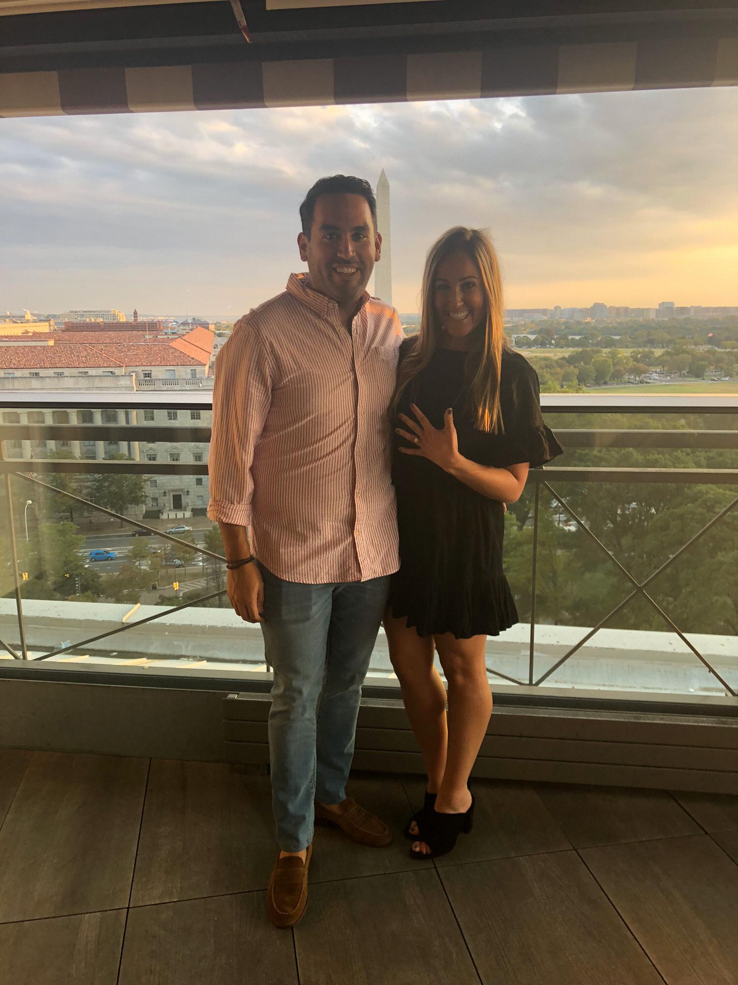 First trip as an engaged couple - D.C. Sept 2019