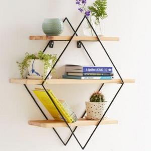 Diamond Cross Planes Shelf