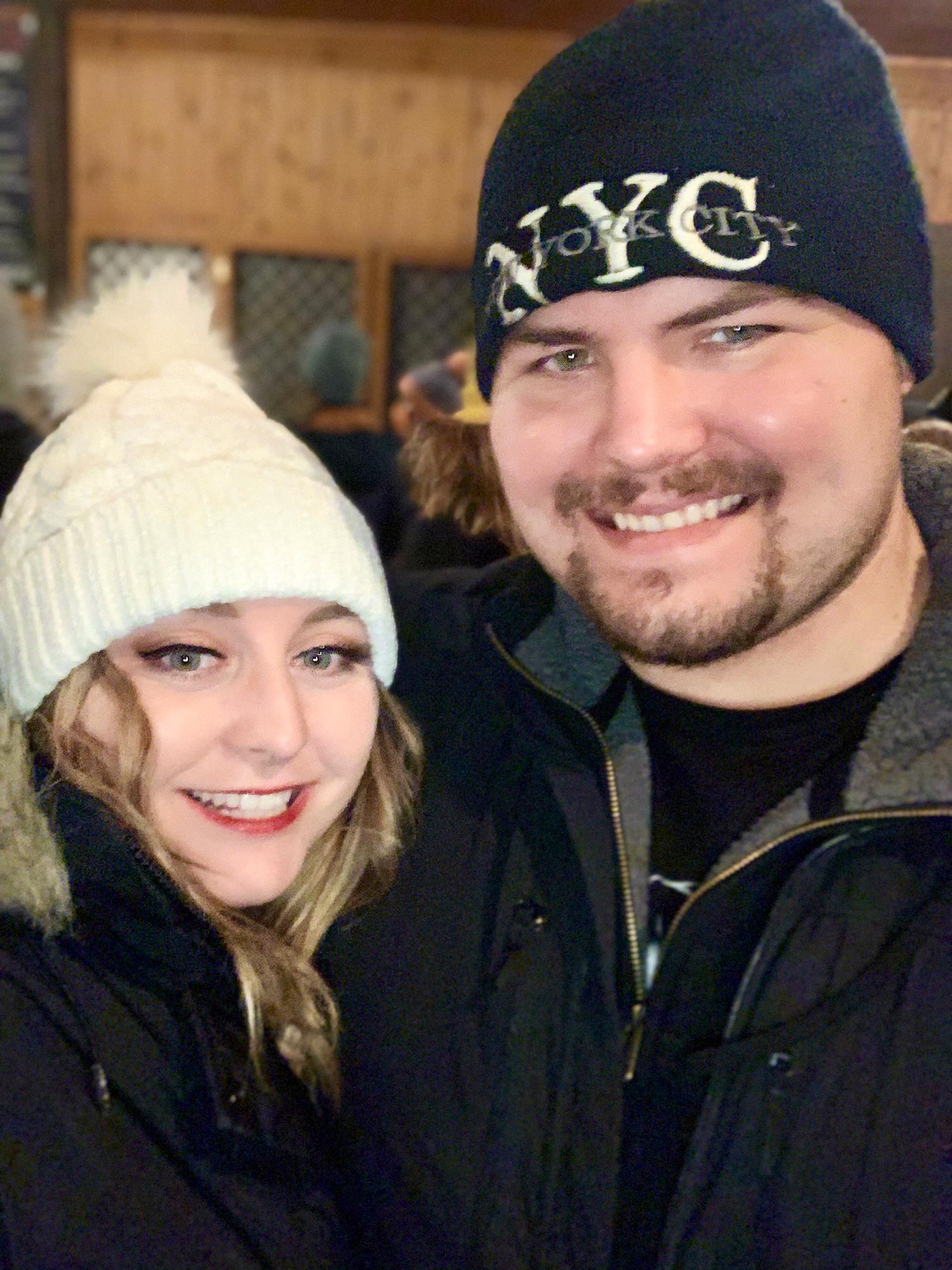 Our 3rd year at Molitors Haunted Acres, same place we spent our first date.