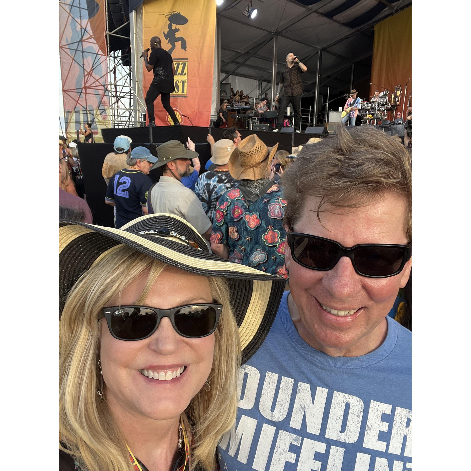 Enjoying the New Orleans Jazz Fest!