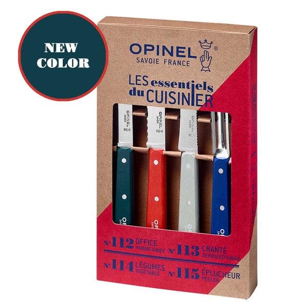 Essential Small Kitchen Knife Set - Olivewood