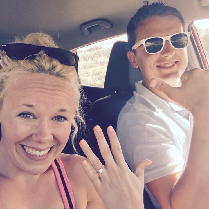 The day he proposed, after we got off the catamaran, heading to the hotel. Couldn't be happier.